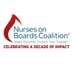 Nurses On Boards Coalition (NOBC) (@NursesonBoards) Twitter profile photo