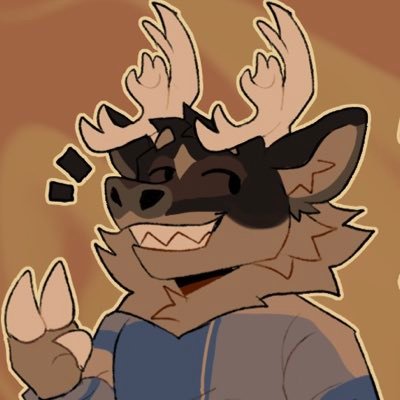 I'm a Canadian bou, 20s, sometimes a dog, english/french. PFP: @chammuco , Banner : @pagrynga