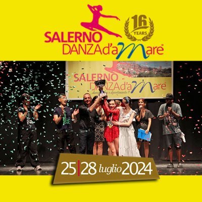 SalernoDanza's profile picture. STAGE/ CONCORSO/ GALA/ LAB. COREOGRAFICO/ WORKSHOP/ AUDIZIONI/ INCONTRI dal 25 al 28 luglio 2024 ...accade tutto a SALERNO/ITALY