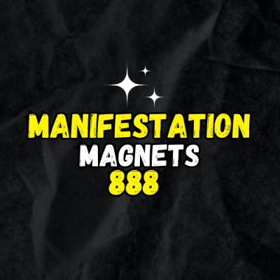 Manifest_Mag888's profile picture. Manifestation_Magnets_888
https://t.co/34nExXfJre