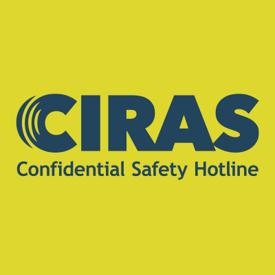 Confidential safety hotline for transport. Download the CIRAS reporting app. Call (UK) 0800 4 101 101, (ROI) 1800 239 239. Enquiries: 0203 142 5369.