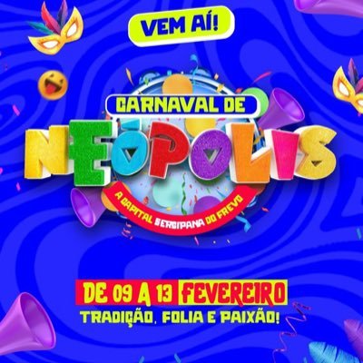 🎉🎭 O maior evento carnavalesco de rua de Sergipe, o Carnaval de Neópolis é o 2º melhor Carnaval de rua do mundo! 🎉🎭