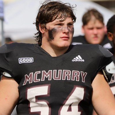 Hard work conquers all McMurry football offensive lineman #54🦅🦍
