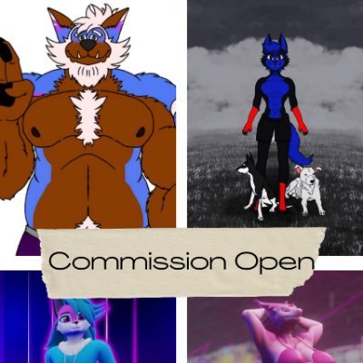 Furry/Digital Artist/3D Video Animator   
COMMISSION OPEN