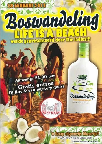 28 Januari 2012, 1000€ feest in Alles Café de Straat