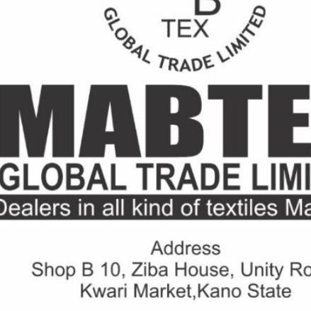 #New Account.
Contact Us For All Kind of Textile.
Contact:08099340003 ↔️↔️

SHOP 10B GROUND FLOOR ZIBA HOUSE, UNITY ROAD,KWARI MARKET,KANO.