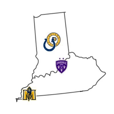 Indiana-Murray-Louisville 
#ForTheShoe 🐴 Colts
#BoomBaby 🏎 Pacers
#ShoesUp 🏇 Racers
#LouCity 😈 Louisville City FC