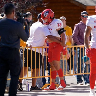 grad transfer Linebacker 6’3 235lbs, Team captain, 2 year starter ALL MOUNTAIN WEST. 21mph + top speed, 435lbs bench, 565 squat,