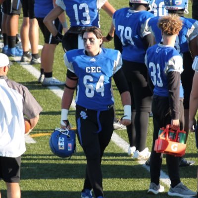 6’3 250lbs. 2X All-Catholic Offensive Lineman. OL/DE for Conwell-Egan Catholic, Class of 26’