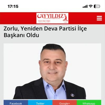 Deva Partisi Gelibolu Kurucu
 İlçe Başkanı ( 04.07.2023 İstifa.)  Deva Partisi Gelibolu İlçe Başkanı ( 17.01.2024 ) Çanakkale/Gelibolu Vestel Yetkili Servisi