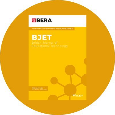 The editors of BJET are @CathyLewin @Louis_Major_ @mavrikis @MutluCukurova @SaraHennessy7. Views are our own and not those of BERA or Wiley.