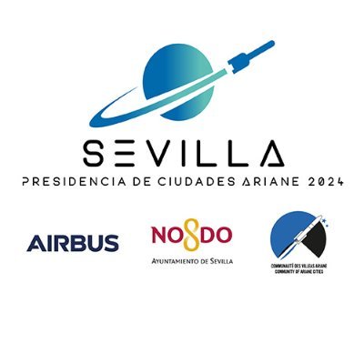 Sitio en Twitter de la Presidencia de Sevilla de la Comunidad de Ciudades Ariane (CVA) durante 2024