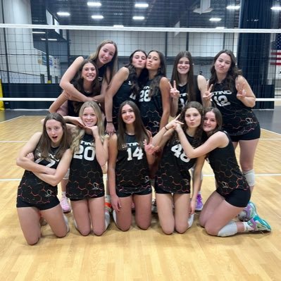 Milwaukee Sting 17-Black Volleyball Team