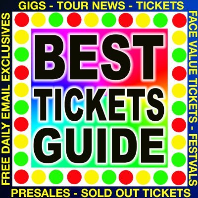 Daily updates of new ticket releases and presales