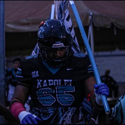 6’1 260||Kapolei high school C/O 25||CENTER/GUARD/TACKLE||email:taimanitulia@gmail.com|| phone # (808) 779 4656