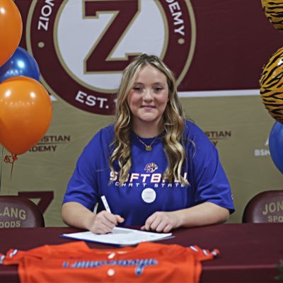 Chatt State signee🐅 - ZCA & Jack City Softball / GPA- 3.8