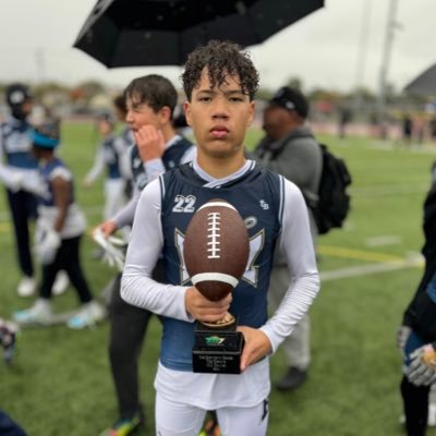 C/O ‘30| RB\⭐️WR | #22 | DMMS | 4.0 GPA |🏈🏍️ | John 6:14 | CA #1 WR class of 2030 @WRHitList | Brother of @TrePeople & @TaydenPeople