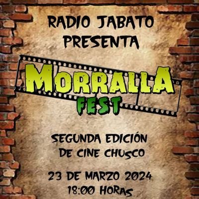Festival de cine Morralla. En el horno nuevo festival...

 @radiojabato 

Centro cultural Rosalía de Castro , Coslada
23 Marzo