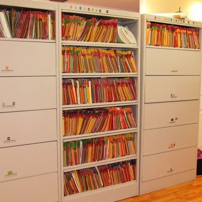 File cabinets are the most reliable way to store important information