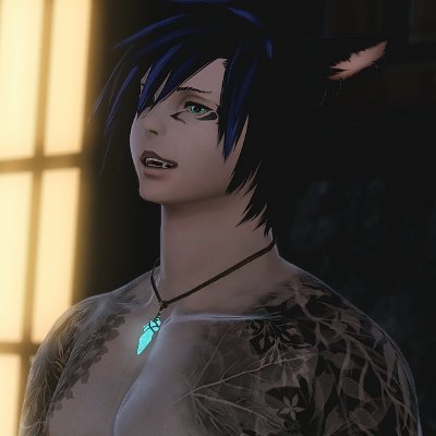 🔞 Spicy account for your blue & black haired tattoed cat boy | Main/SFW: @rorajandelaine | Links on main account
