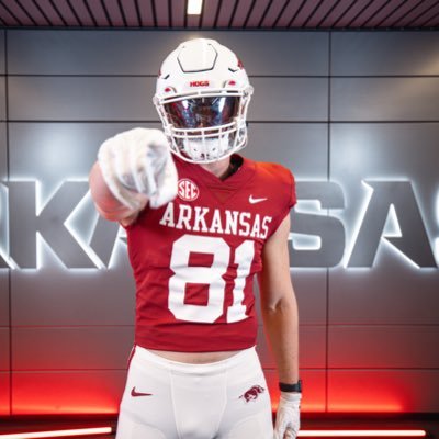 Tight end @ University of Arkansas