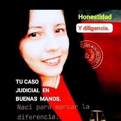 Abogada Matriculada de la CSJ -Oficial de Justicia- Agente de Marcas Industrial ⚖️🇳🇱 Teléfono 0991900955.