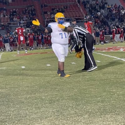 6’0 354 DT/C @NATCHEZ HIGH SCHOOL TRACK&FIELD @ NATCHEZ HIGH SCHOOL C/O OF 2024 601-597-0928 EMAIL: @ew75075@gmail.com NCAA ID# 2401190347