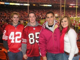 49ers fanatic. football junkie. nor cal-so cal-nor cal. animal lover. anything else Just ask