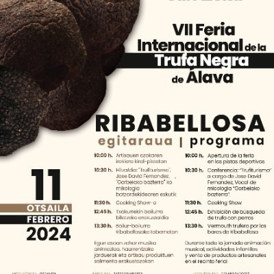 VII Feria Internacional de la Trufa Negra de Ribera Baja
11 de febrero - 2024