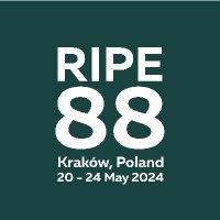 RIPE 88 - Krakow, Poland(@ripemeeting) 's Twitter Profile Photo