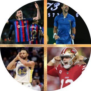 FC Barcelona 💙❤️ Novak Djokovic 🎾🐐 Golden State Warriors 🏀🌟 San Francisco 49ers 🏈⛓️