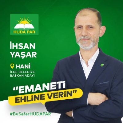 HÜDA PAR Hani Belediye Başkan Adayı