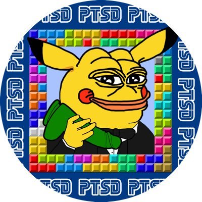 $PTSD - The coin who acoustic. Cumunity takeover 🫂💦 
*Parody account, not affiliated with Pokémon, Tetris, Sega or Dildo