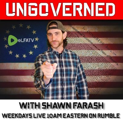 Catch UNGOVERNED LIVE on RUMBLE from 5pm to 6pm EASTERN!