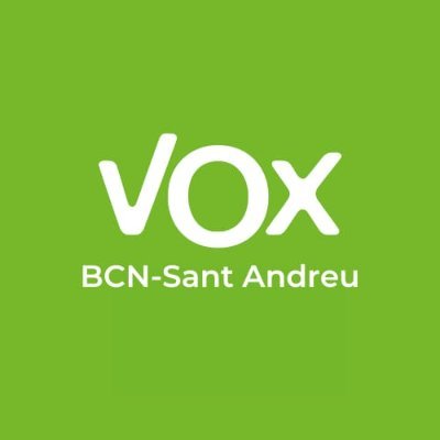 Cuenta oficial de VOX en el Distrito de Sant Andreu (Barcelona)