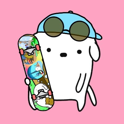 スケボー🛹で旅するMilo(ミロ)🐶とMillie(ミリー)😺の1点もののNFTなどはリンクのOpenSeaから🩷→🔗https://t.co/jTPSWvf3Bo #NFT #Skateboard #SST マンガもポストしてるから見てね📖