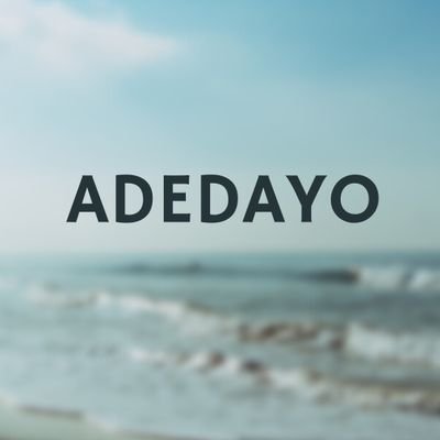 AdedayoAyoola4 Profile Picture