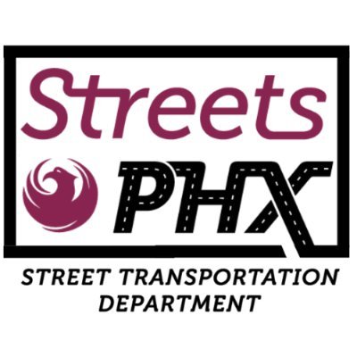 Official account of the @CityofPhoenixAZ Street Transportation Department. This feed is not monitored 24/7. Maintenance hotline (24/7): 602-262-6441 #PHXTraffic