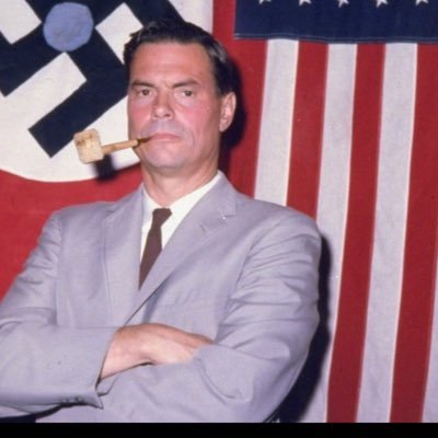 The Ghost of George Lincoln Rockwell returns. ⚡️⚡️Grateful For My Gnostic Queen @Erika4president backup is @THEGHOSTOFGLR2