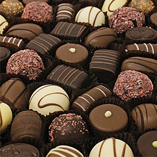 Only the crumbliest, randomest chocolates.