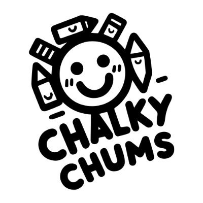 ChalkyChums are absurdly cute little 3D chalk drawings. They're soon available as printable templates for your home printer.