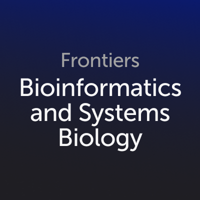 Research and updates from all @FrontiersIn journals in the field of bioinformatics and systems biology. #openaccess