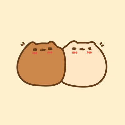 仔カピバラの「こかぴ」と「くりーむ」(* ॑꒳ ॑*) smol capybaras “capy” and “cream” ( ¯꒳¯ )