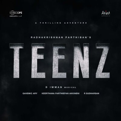 The official account of TEENZ, a thrilling adventure film. 
Conceived and crafted by Radhakrishnan Parthiban.