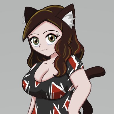 Just a coffee addicted cat girl playing games on Twitch.  Totally not a recipe for mischief...