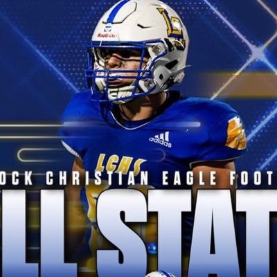 Texas Lubbock Christian high school C/O 24 - /ILB/ 5-11 205 4.7 40- varsity 3.80 GPA- District defensive player of the year- First team all state - Uncommitted