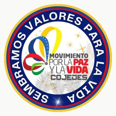 Cuenta Oficial del Movimiento por la Paz y la Vida del Estado Cojedes.
#SomosPazyVidaCojedes 💛💙❤️