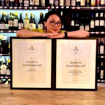 Runs Amphora Cambridge wine shop/bar Decanter Retail Awards 2023 Newcomer of the Year: WINNER! Harper's Top 25 UK Sommeliers 2023 #10