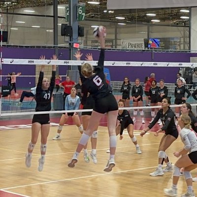 Premier Nebraska Volleyball - 15 Black #11 Outside Hitter