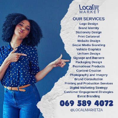 Helping Brands find their voice , look and style, building platforms for growing businesses to access the market.#SmallBusinesses. 0834698002